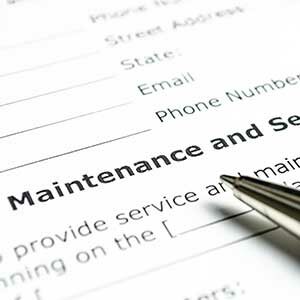 maintenance-service form